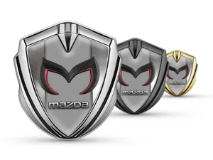 Mazda Silikon Emblem Abzeichen Pro Stil Edelstahl